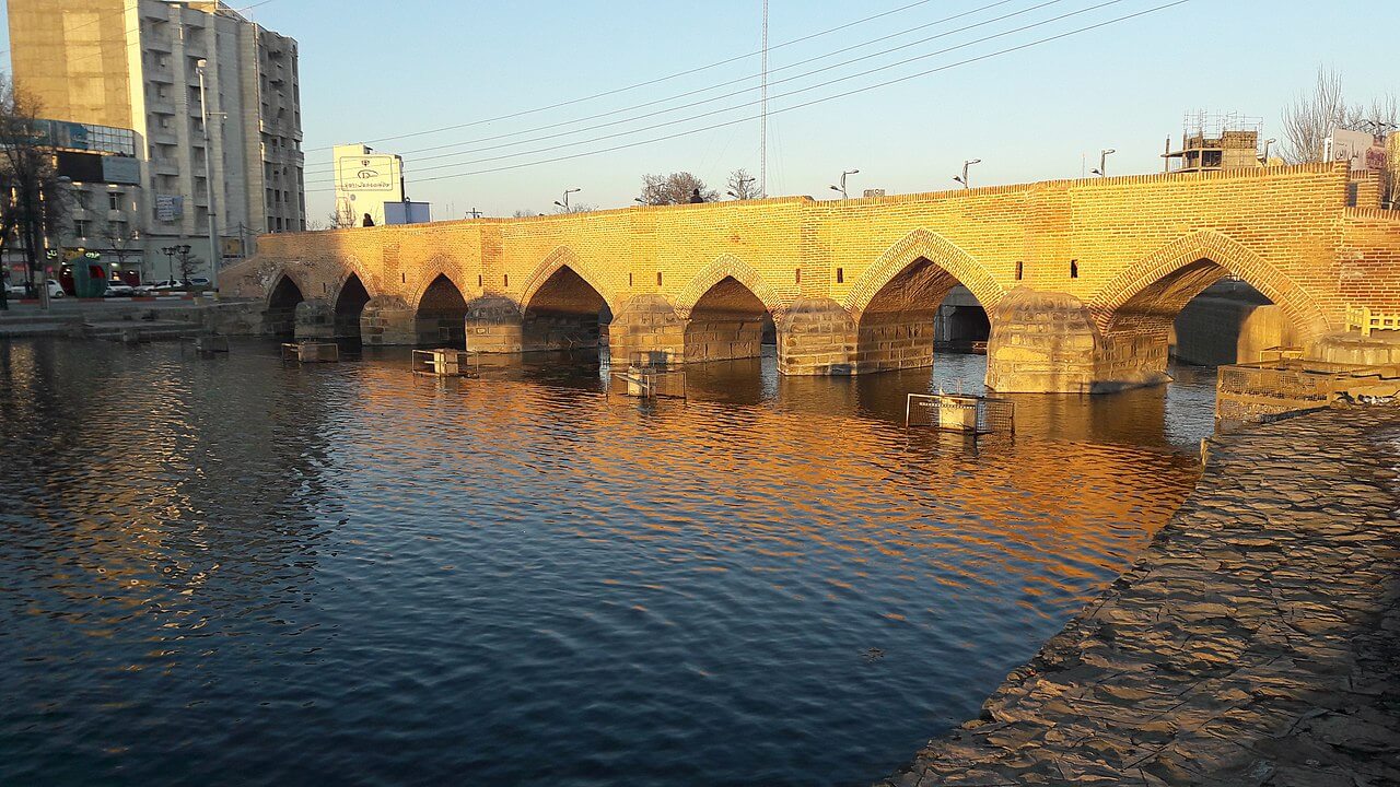 تصویر پل هفت چشمه اردبیل 